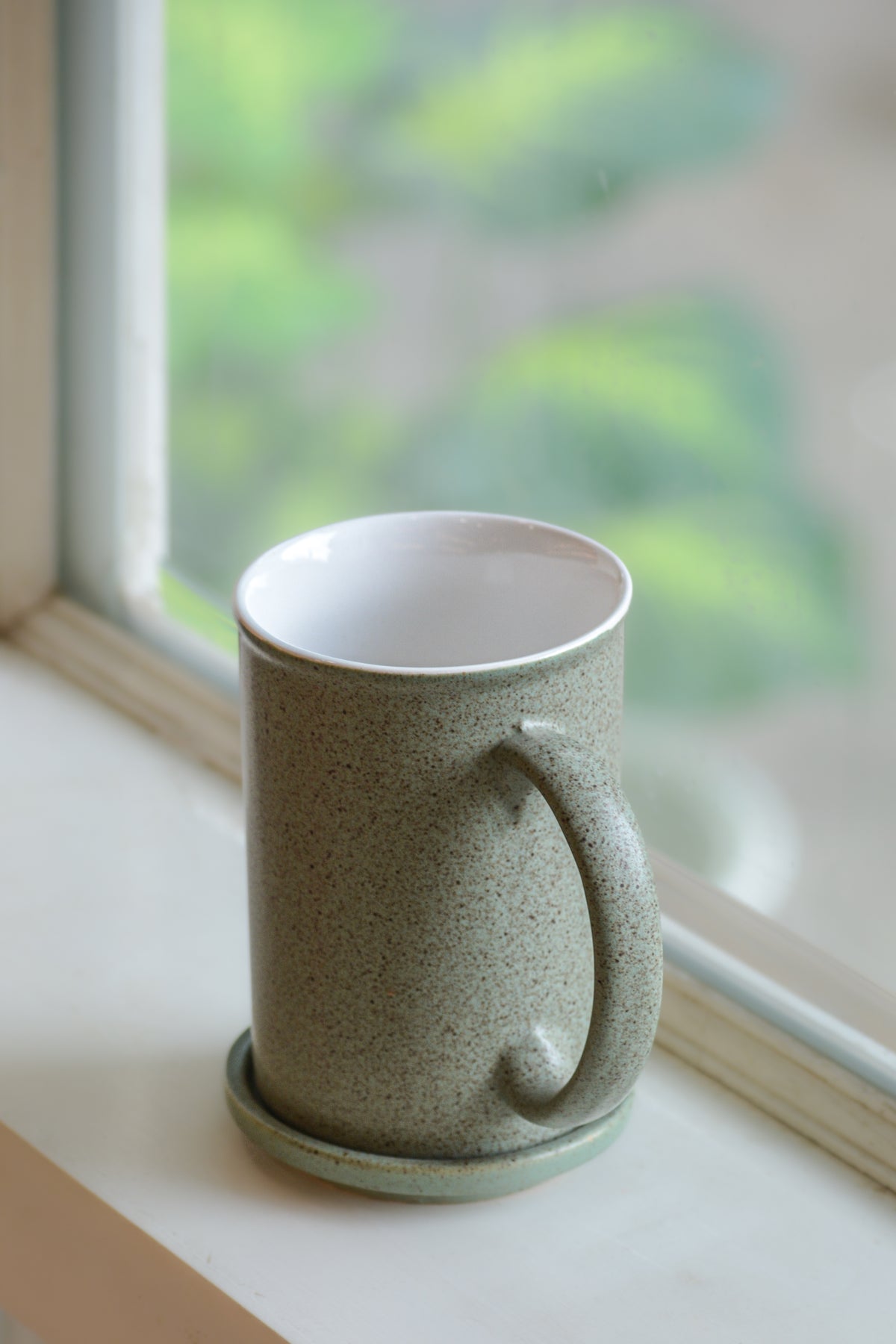 Textured Beige Coffee Mug