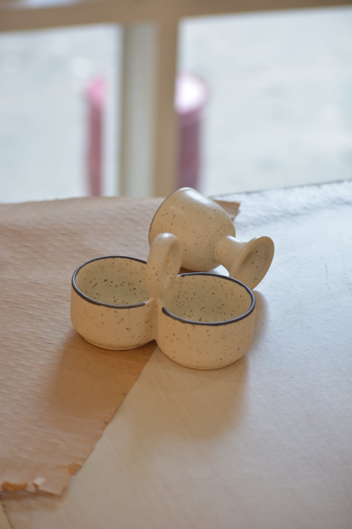 Rustic Matte Ceramic Bowls (Set of 4)