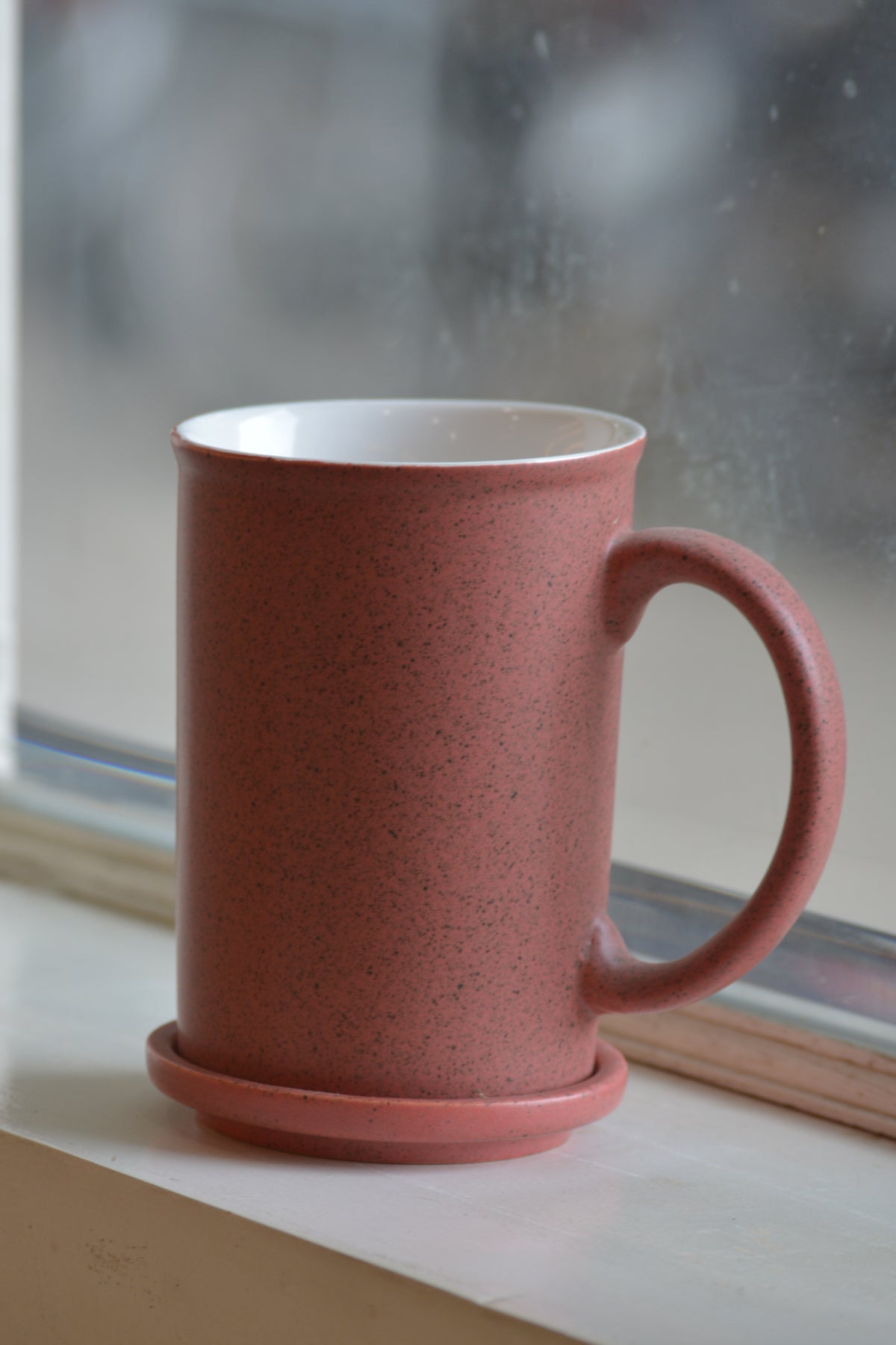 Textured Beige Coffee Mug