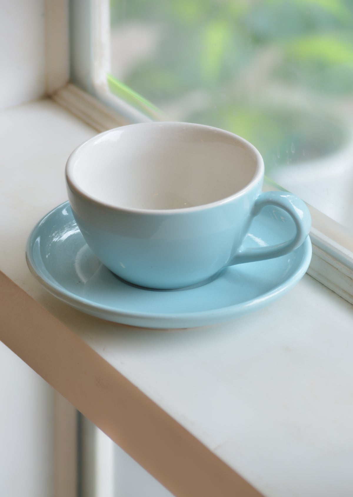 Textured Mug with Saucer