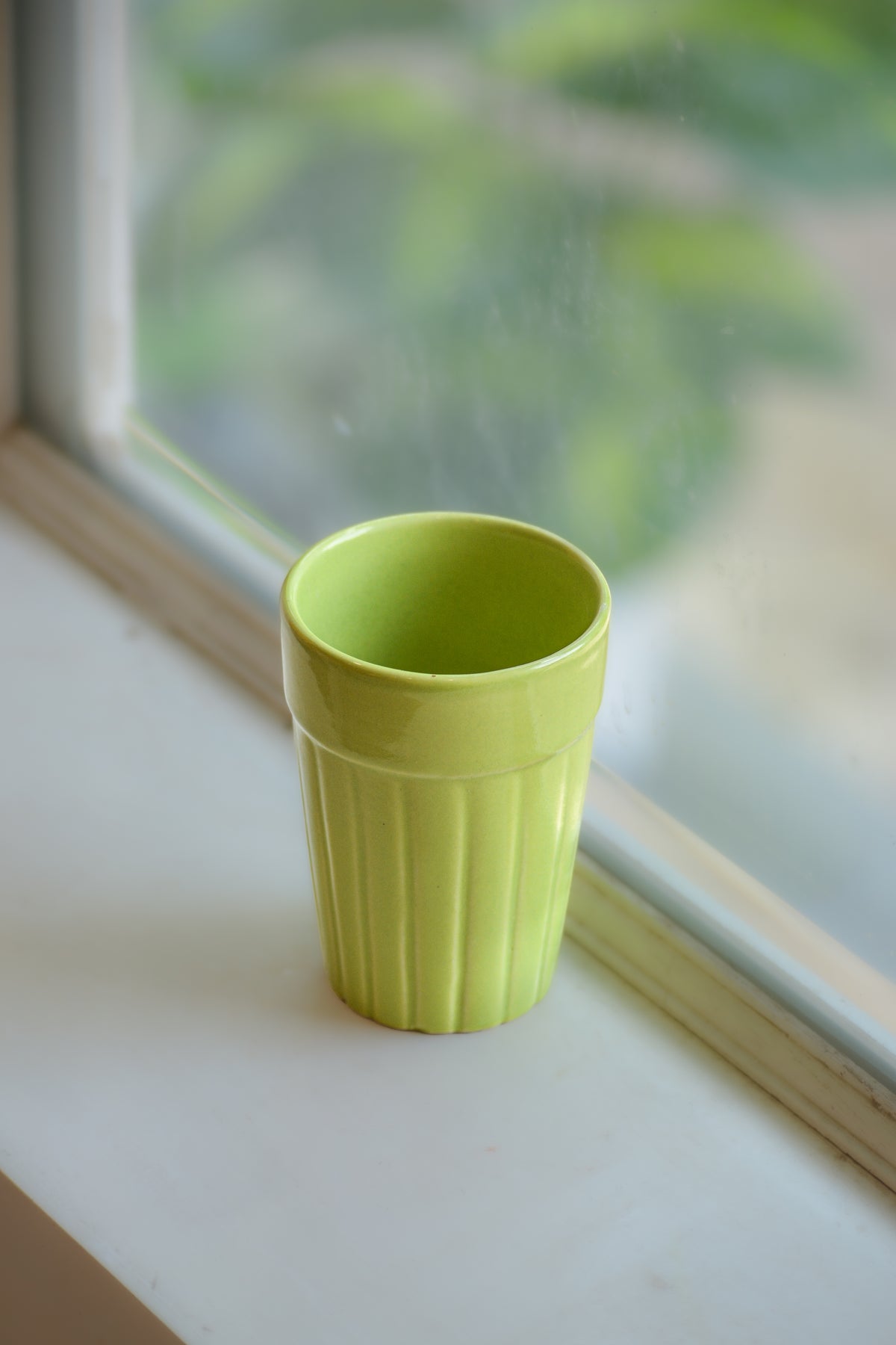 Multi-Color Textured Tea Glass Set (6-Piece)