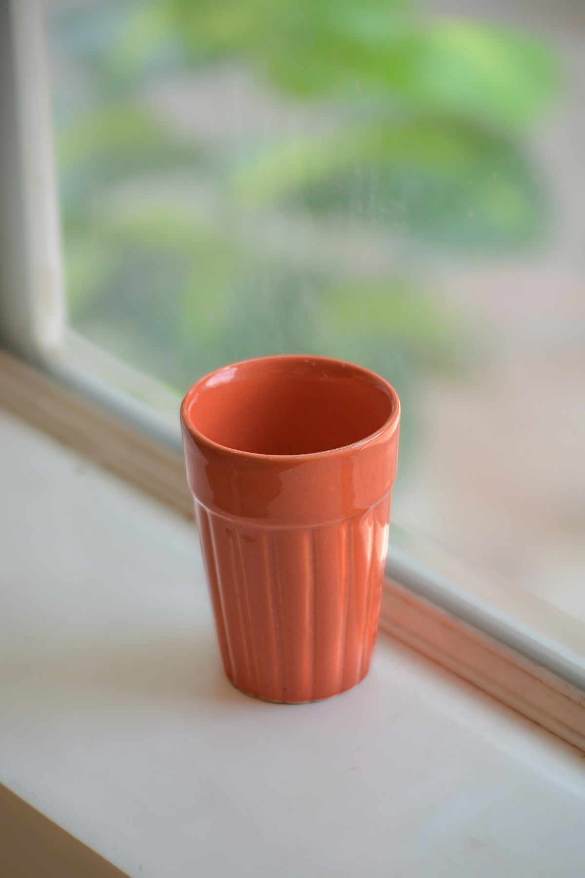 Multi-Color Textured Tea Glass Set (6-Piece)