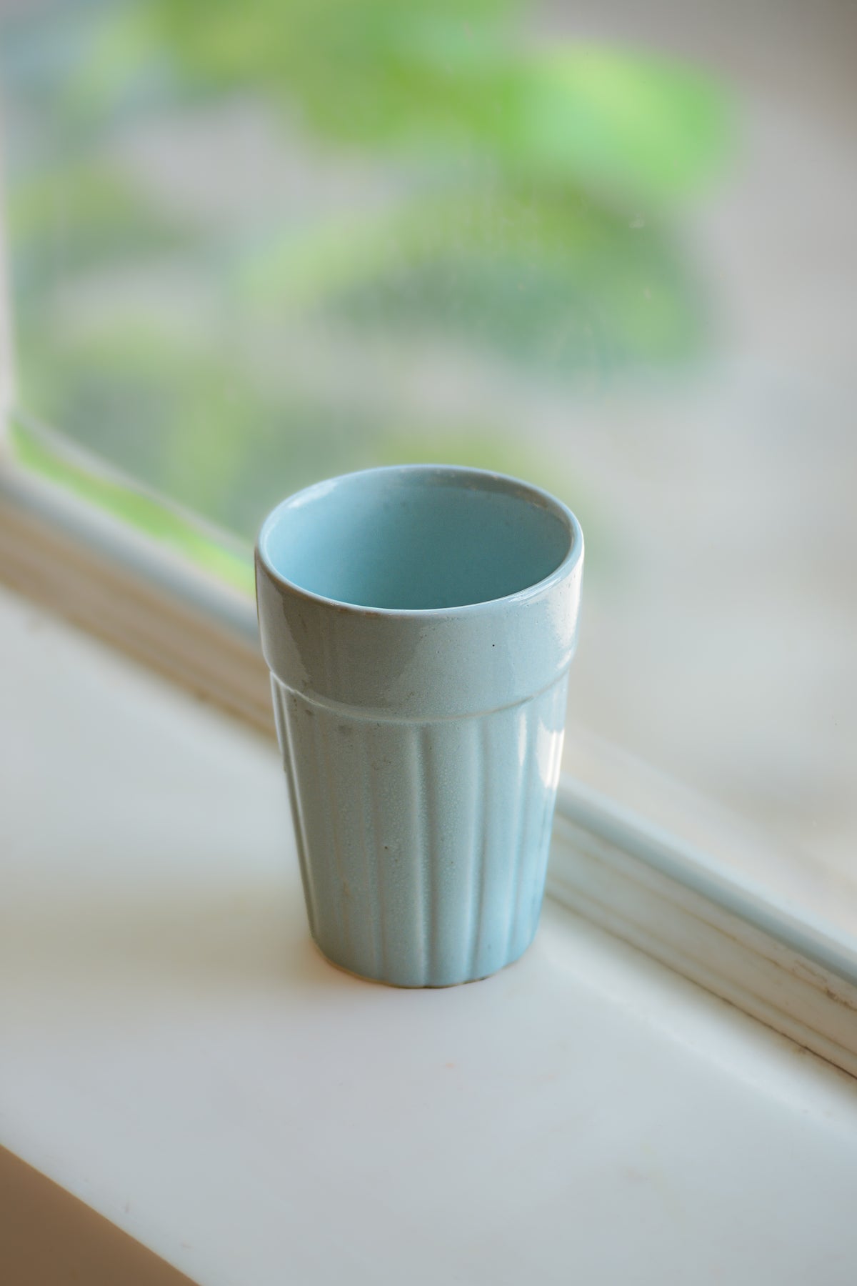 Multi-Color Textured Tea Glass Set (6-Piece)